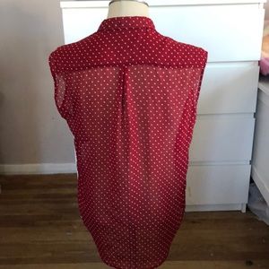 Zara Tops - Polka Dot sleeveless top Zara Tops - Polka Dot sleeveless top